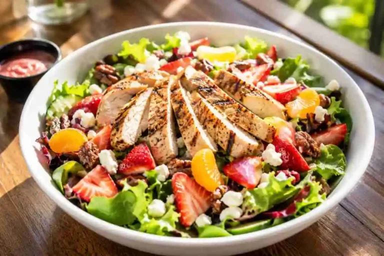Grilled Chicken Strawberry Salad from LongHorn lunch menu